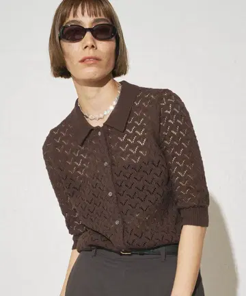 Whim Gazette [ GEMINI ] 폴로 니트 풀오버 새상품급