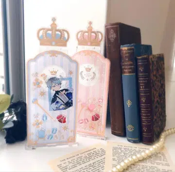 후쿠야 크라운 아크릴 프레임 블루 스카이블루 왕관 프린스