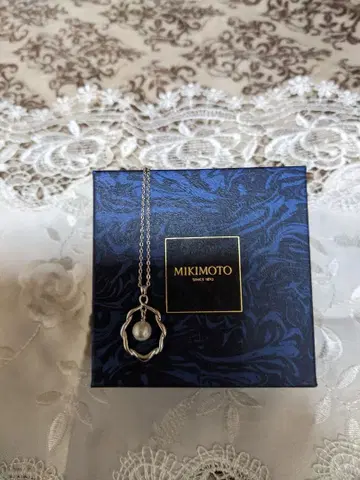 MIKIMOTO 실버 목걸이 진주 포함
