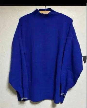 부기 Boogie 긴팔 니트 소매 끝 슬릿 그레이 배색