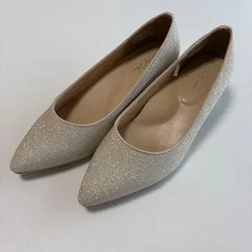 anysis 라멜로 힐 펌프스 골드 24cm