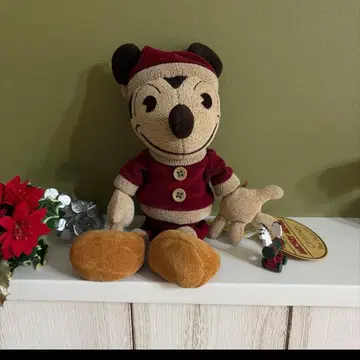 디즈니 산타클로스 미키 봉제 인형