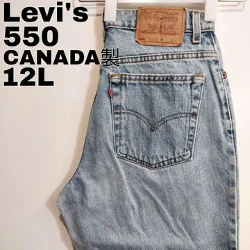 리바이스550 Levis W36 블루 데님 파랑 캐나다제 13063