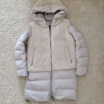 DUNO 다운 코트 무스탕 사이즈 38