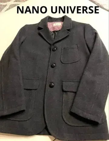 새상품급 나노 유니버스 다크 그레이 테일러드 자켓 숏 기장 코트