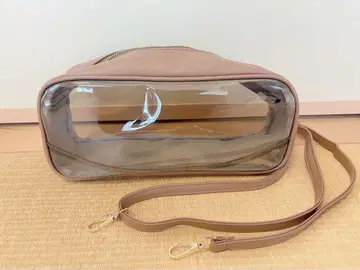 클리어 파우치 숄더백 봉제 인형 수납 가능 누이 백