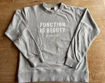 최종 가격 mont-bell 맨투맨 FUNCTION IS BEAUTY