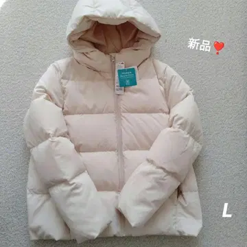 새상품 택 포함 다운 자켓 여성용 L 아이보리