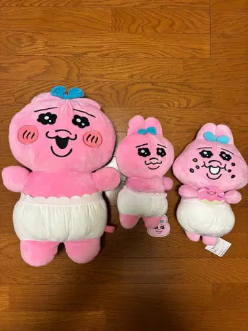 빤쮸토끼 봉제 인형 3개 세트