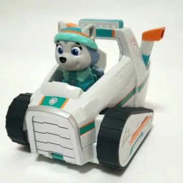 퍼피 구조대 베이직 비클 에베레스트 스노우 캣 중고품