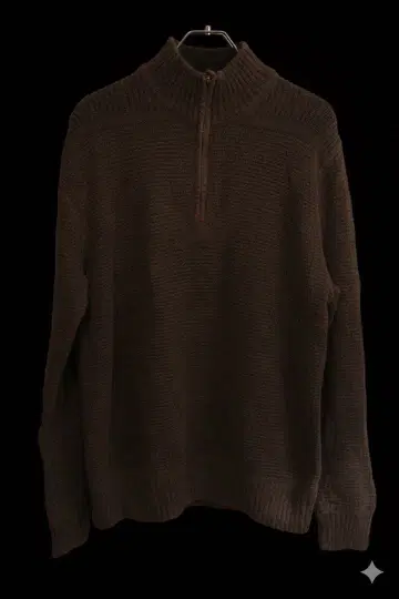 Eddie Bauer USA제 하프 지퍼 와플 원단 L 다크 그린