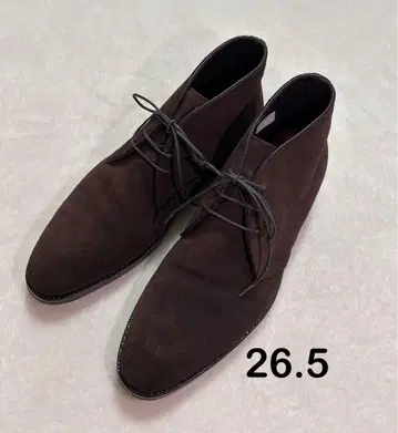 비살노 스웨이드 처카 부츠 UK7.5 약 26~26.5cm 브라운