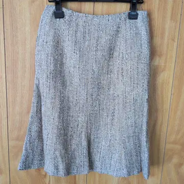 23구 그레이 계열 트위드 미디 스커트