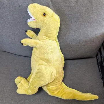 공룡 봉제 인형 티라노사우루스 그린 계열 옐로우 그린