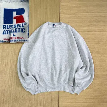 90s USA제 러셀 애슬레틱 멜란지 그레이 맨투맨 L