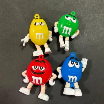 M&M's 엠앤엠즈 실리콘 피규어 참 아메리칸 코믹스 4체 세트
