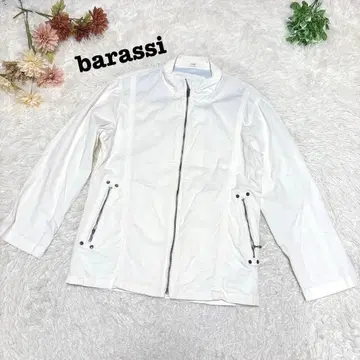 s.1701 [] 남성용 점퍼 지퍼 린넨 혼방 화이트 L 사이즈