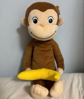 오자루의 조지 봉제 인형 프라이스 원숭이 바나나