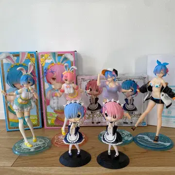 리제로 렘 라무 피규어 묶음 판매