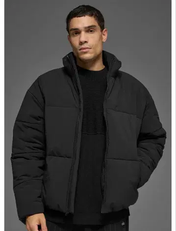 ALO yoga 다운 자켓 블루종 아우터 애로우