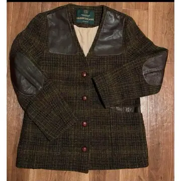새상품급 GLENN DYLAN 테일러드 자켓 해리스 트위드