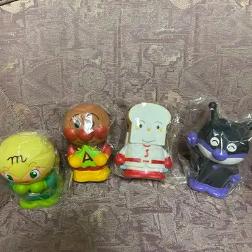 호빵맨 캐릭터 저금통 4개 세트