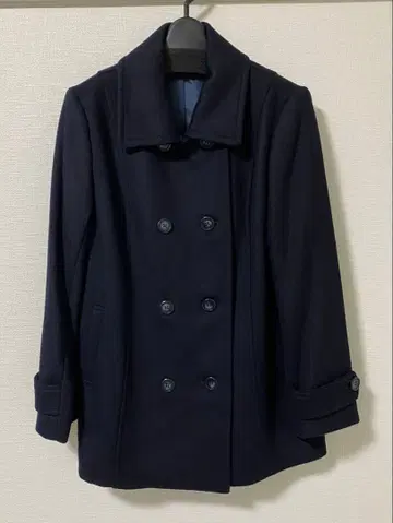 네이비 울 피코트