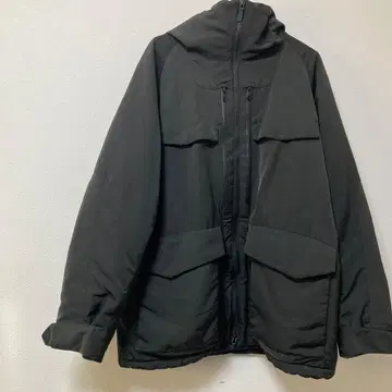 UNIQLO 유니클로 화이트 마운티니어링 하이브리드 다운 후드