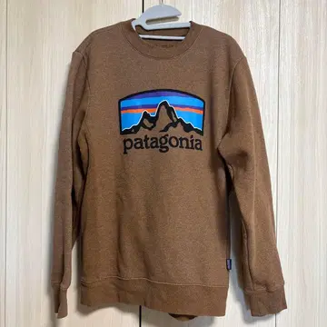 patagonia 브라운 로고 트레이닝복