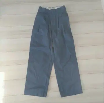 shinzone 톰보이 팬츠 하의 와이드 팬츠 턱 팬츠 스카이블루