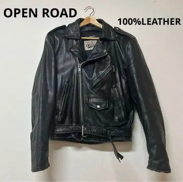 OPEN ROAD 더블 라이더 자켓 100% 가죽 [ 익명 배송 ]