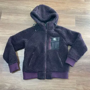 헬리한센 HELLY HANSEN 파이버 파일 서모 후디 보라색