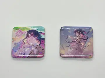 AZKi 소리 엔트로피 트레이딩 가챠 캔뱃지 2종 (개봉 완료)