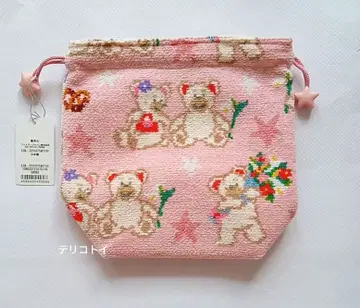 FEILER 페이러 리베&릴리아 복조리 파우치 새상품 미사용 핑크