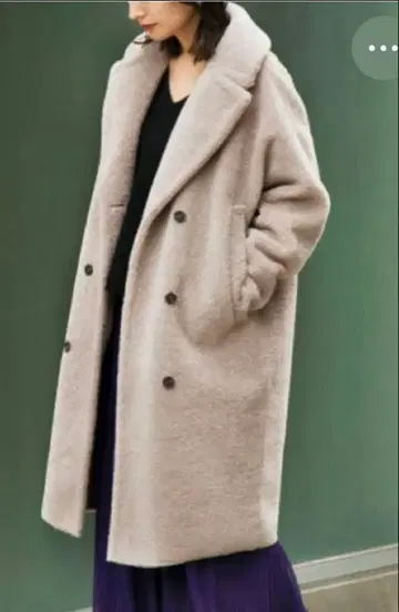 스터닝 루어 롱 보아 코트 그레이지 1