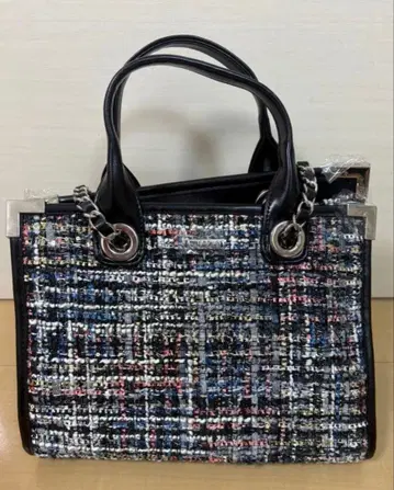 Rady 트위드 스퀘어 체인 토트백