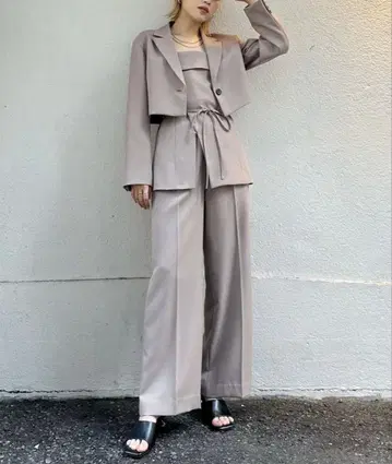 [새상품급] MURUA 셋업 자켓 아우터 팬츠 수트