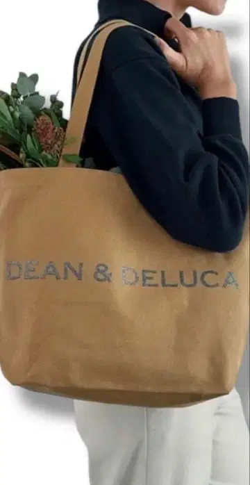 DEAN&DELUCA 차리티 토트백 2025 카페오레 L 사이즈