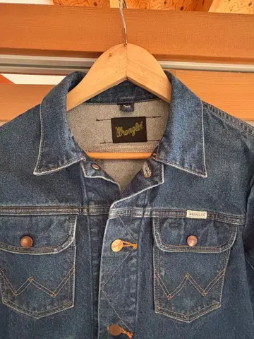 Wrangler 데님 자켓 인디고