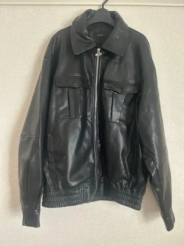 에모다 EMODA 블랙 가죽 자켓