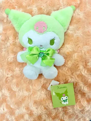 무뉴구루미 파티오 산리오 컬러풀 보아 마스코트 봉제 인형 쿠로미