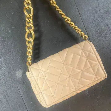 ZARA 베이지 퀼팅 숄더백