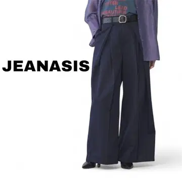 JEANASIS 지나시스 슈퍼 배기 치노 팬츠 네이비