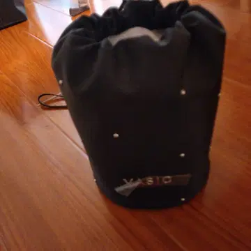 VASIC 블랙 드로우 스트링 백