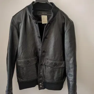 main vein 블랙 가죽 자켓 사이즈 1