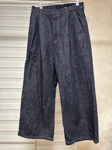 monkey time 다크 블루 와이드 팬츠