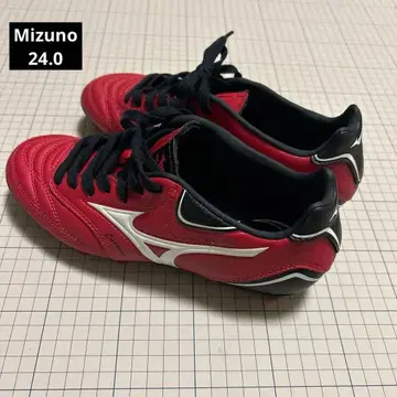 Mizuno 축구화 스파이크 레드/블랙