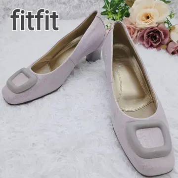 컨디션 최상 핏핏 발수 버클 펌프스 핑크 베이지 24.5cm