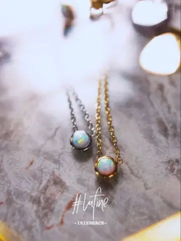 #lufine irie beach opal necklace