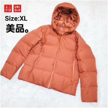 새상품급 UNIQLO/유니클로 심리스 다운 후드티/3D 컷 자켓